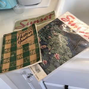 3 Sunset magazines from the 1930s